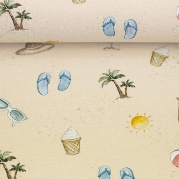Baumwolljersey Beach Beige by Swafing von Christiane Zielinski